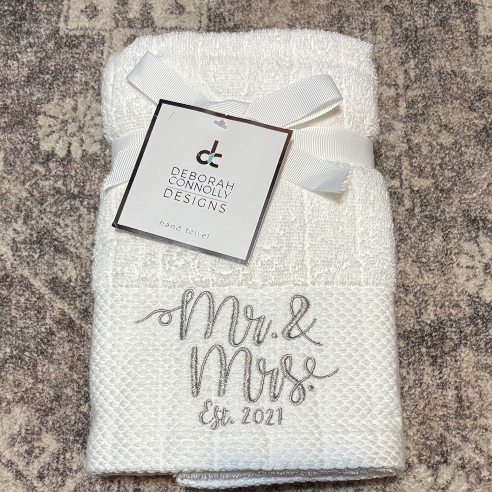 Mr & Mrs Hand Towels
